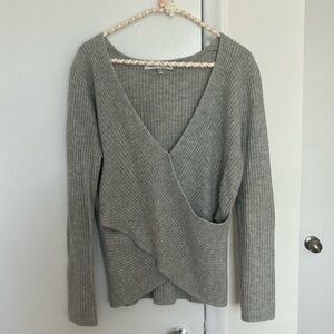Cupcakes and Cashmere | Wrap Sweater